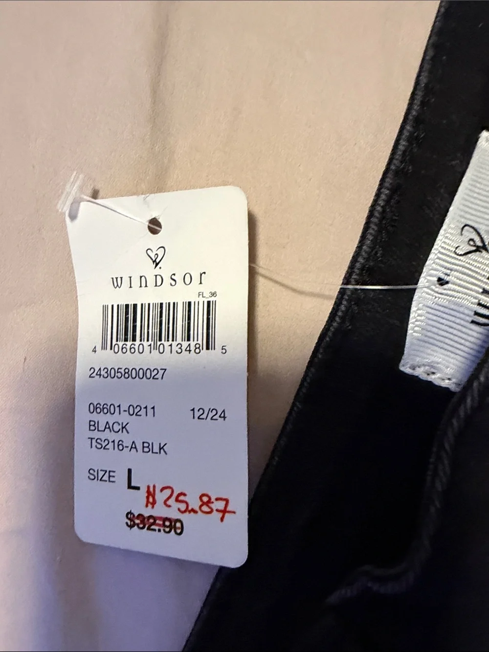 Windsor Black Denim Pleated Mini Skirt - Picture 2 of 2